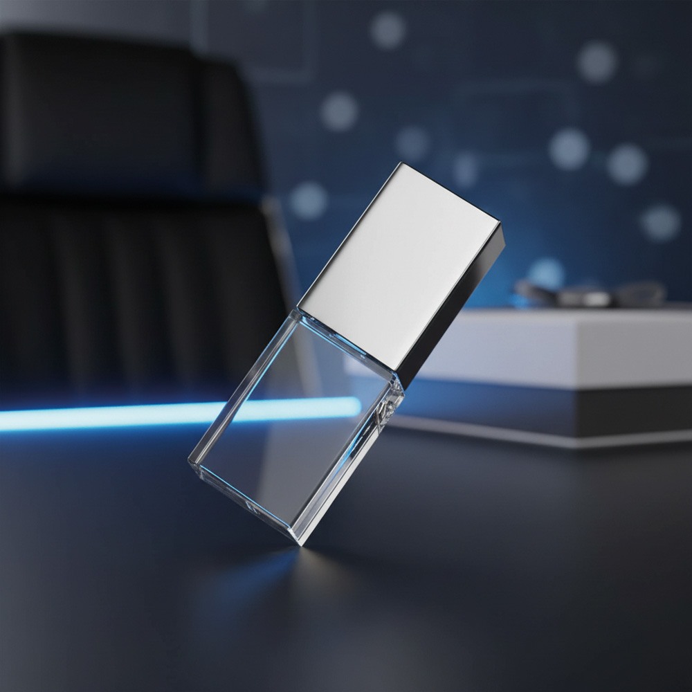 Baskılı Kristal USB Bellek