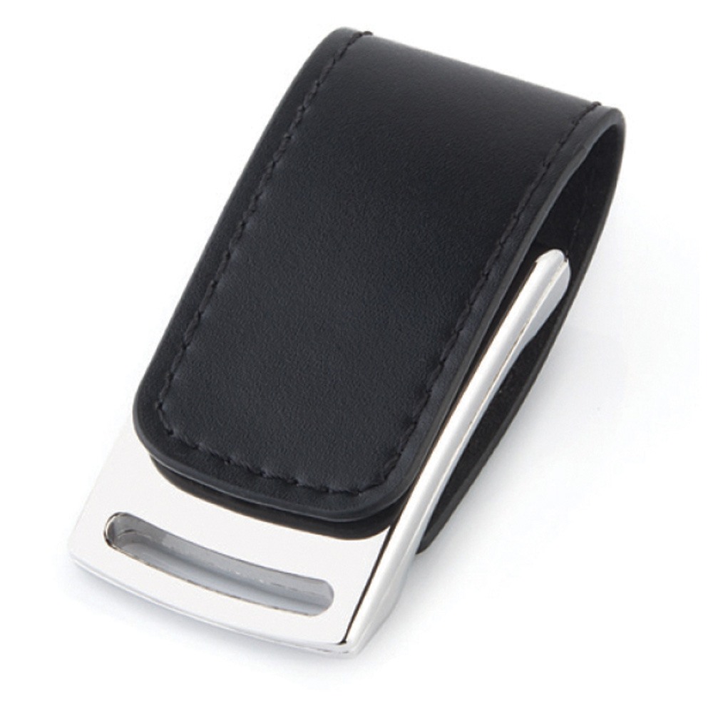 Logo Baskılı Deri USB Bellek
