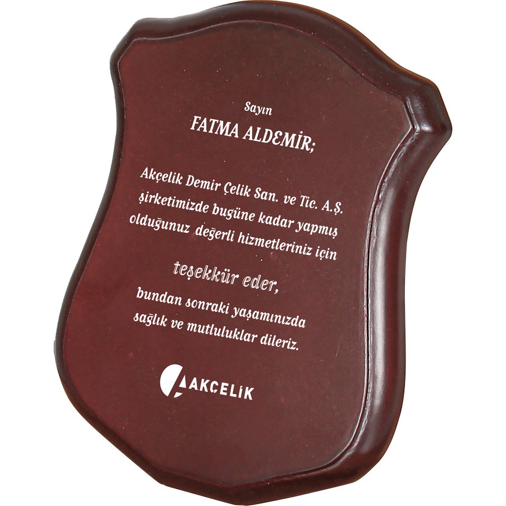 Promosyon Ahşap Plaket