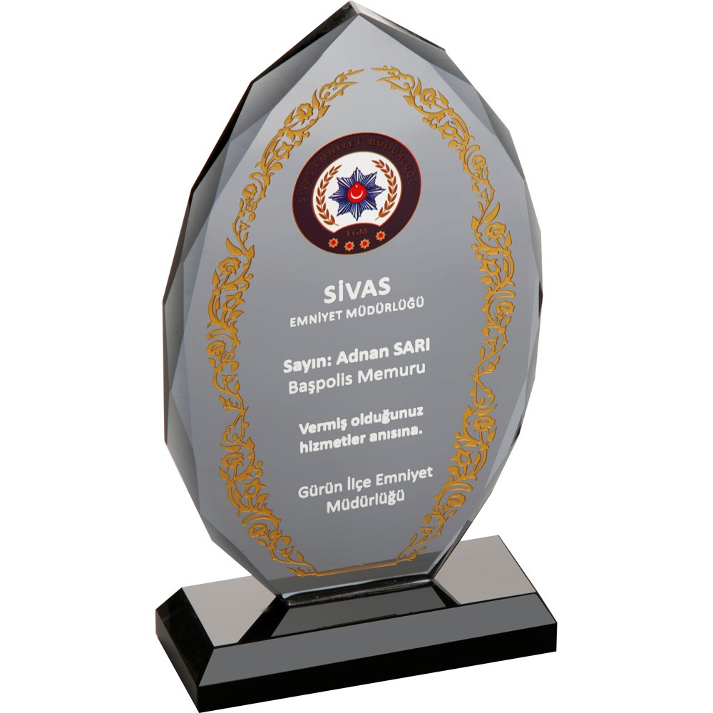 Baskılı Kristal Plaket