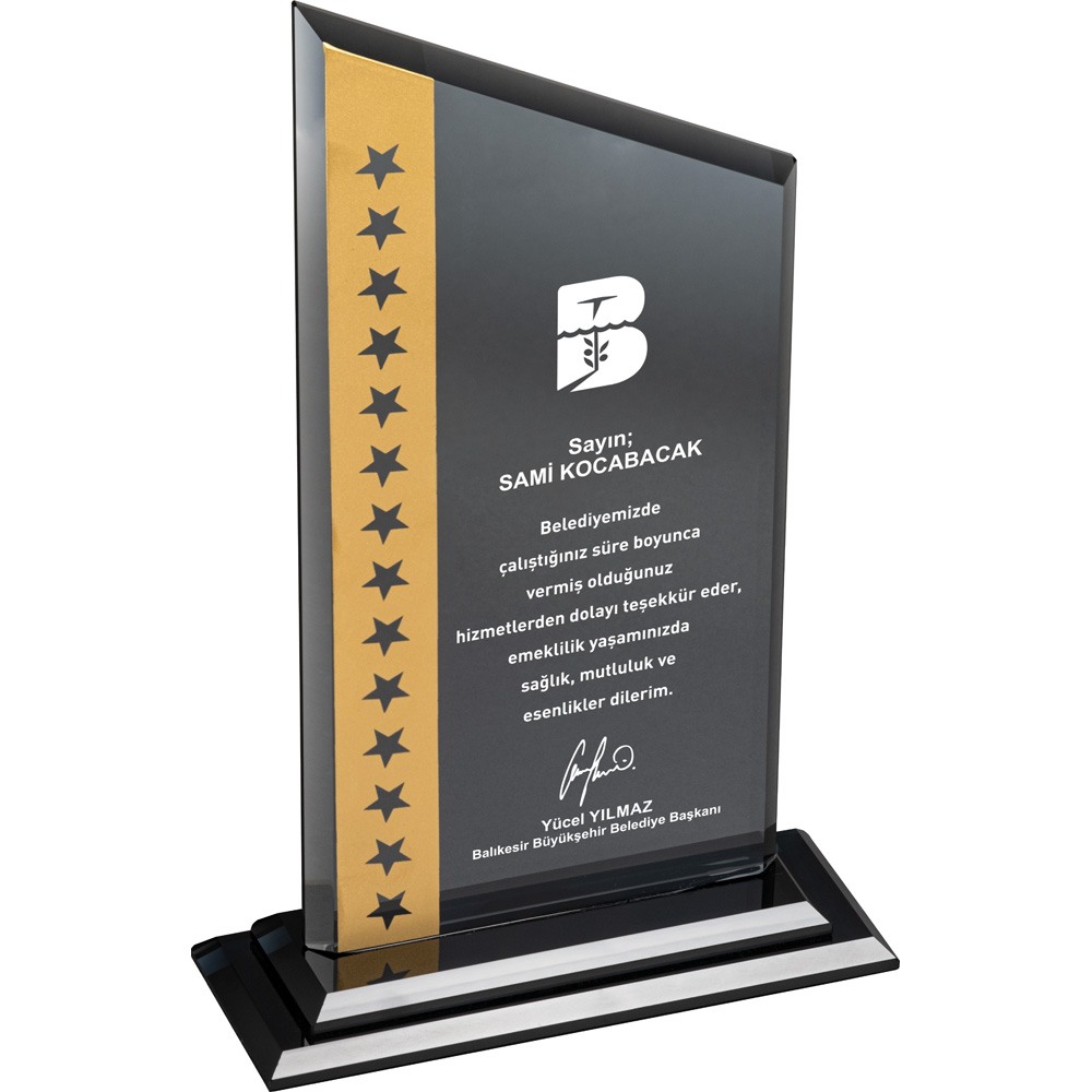 Promosyon Kristal Plaket