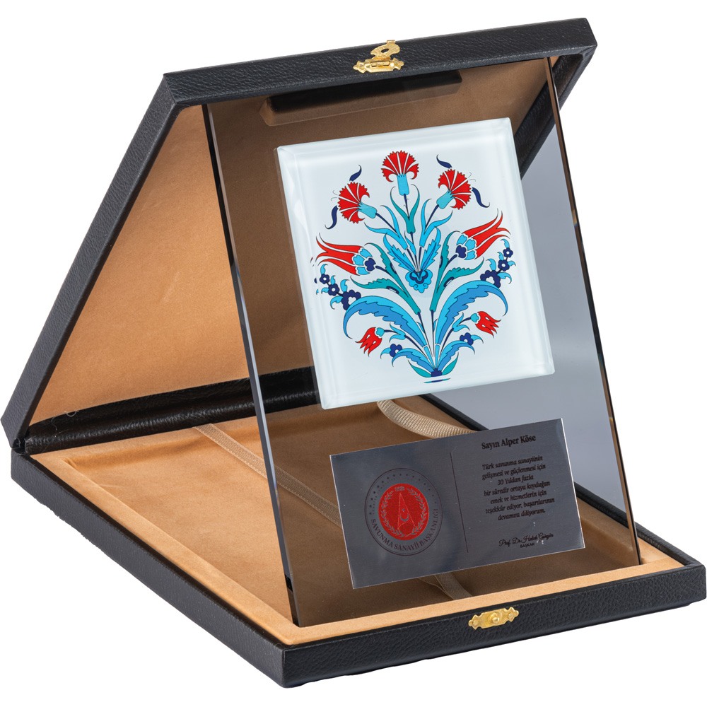 Baskılı Kutulu Kristal Plaket