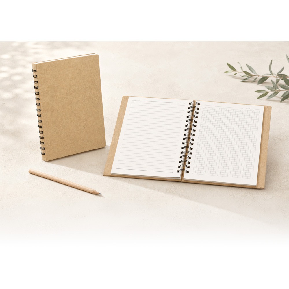 Logo Baskılı Gizli Spiralli Defter