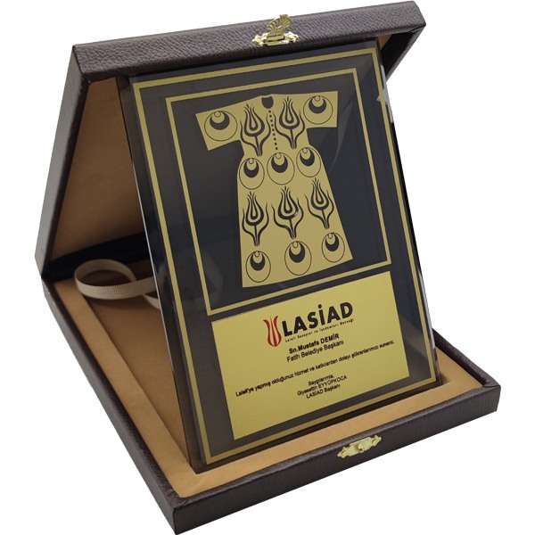Promosyon Kutulu Kristal Plaket